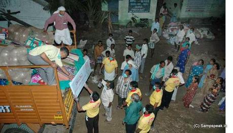 Tsunami relief work 2005 - SYMA at Cuddalore