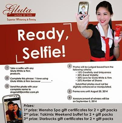 Join the Gluta White and Firm's Ready, Selfie Promo!