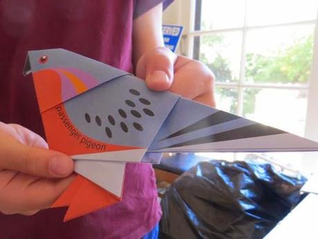 FOLD THE FLOCK: Passenger Pigeon Origami Project