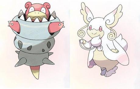 Mega-Slowbro-and-Mega-Audino-Pokemon