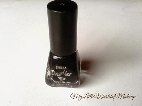 Eyetex Dazzler Liquid Eyeliner in Black -  Review and Swatches