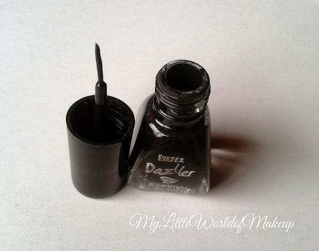 Eyetex Dazzler Liquid Eyeliner in Black -  Review and Swatches