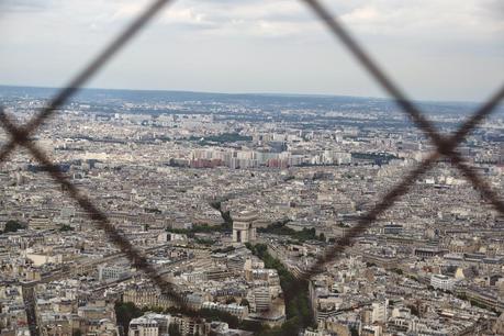 Hello Freckles Paris View from Eiffel Tower