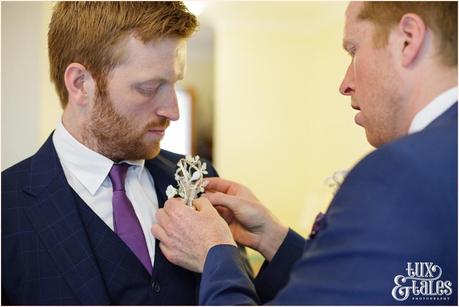 Groom preparation wedding photography Altrincham