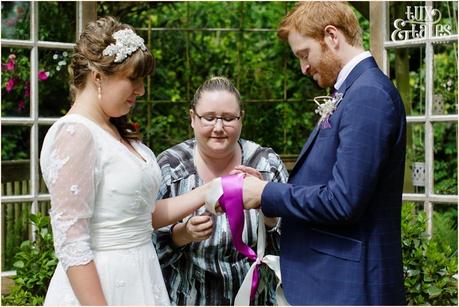 Handfasting in the back garden