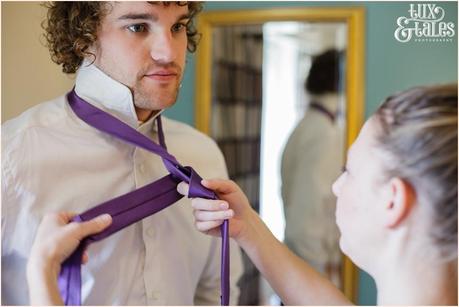 Groom preparation photos Althrincham