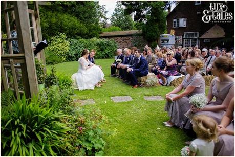 Back garden wedding in Altrincham