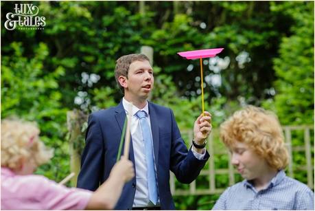 Back garden wedding party games