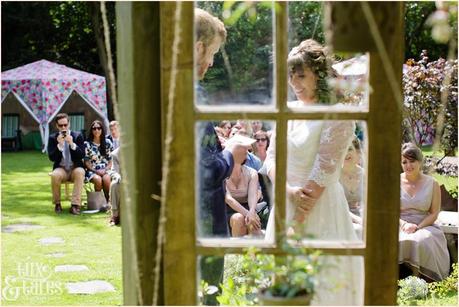 Back garden wedding in Altrincham Tux & Tales Photography