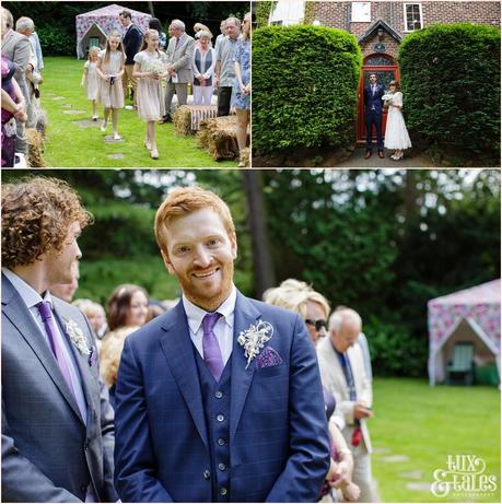 Altrincham back garden wedding photography