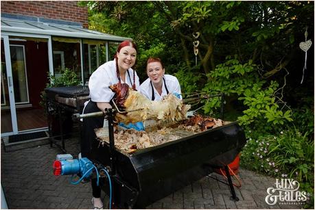 Hog roast at Altrincham wedding