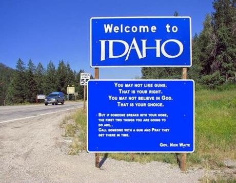Idaho sign
