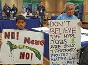 Anishinaabeg Loudly Oppose TransCanada’s Energy East Pipeline Kenora Open House