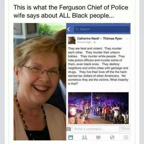 Catherine Nardi: Ferguson Chief of Police Wife **ALLEGEDLY**