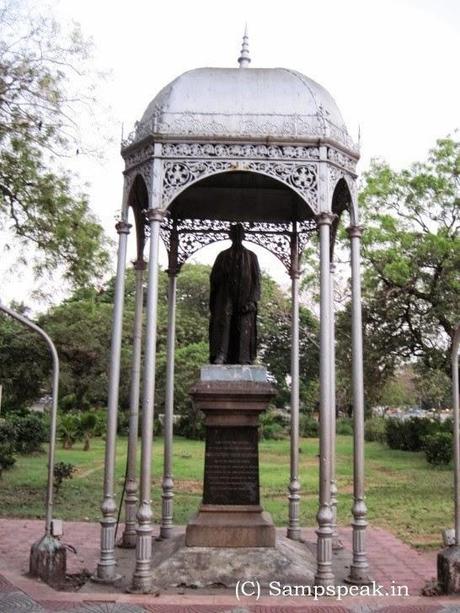 Justice H Tudor Boddam - the statue with a canopy - at May Day Park !!