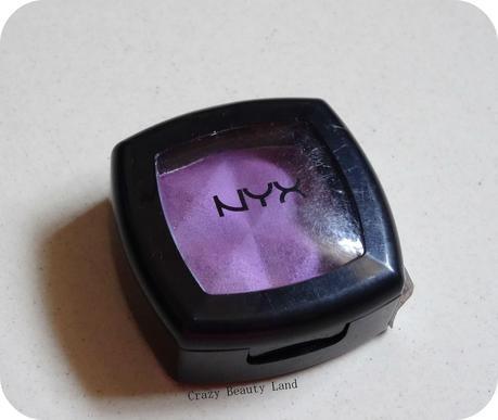 NYX Single Eye Shadow in Purple (ES32) Review