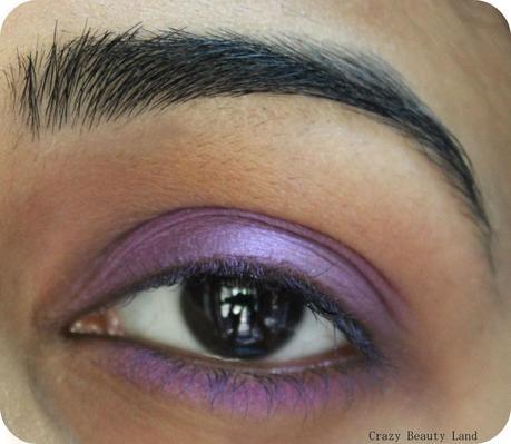 Rave!! NYX Single Eye Shadow in Purple (Review, Swatch, EOTD and Where to Buy)