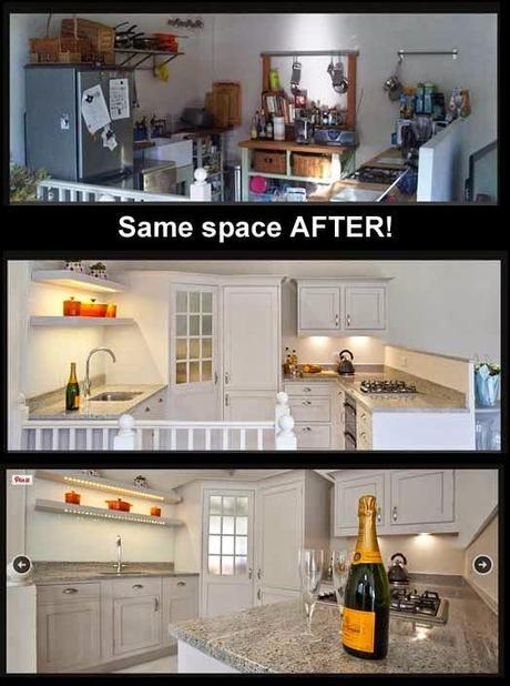 Before and After Kitchen Remodel - Tips on Making a Small Kitchen Appear Larger Before and After Kitchen Remodel - Tips on Making a Small Kitchen Appear Larger
