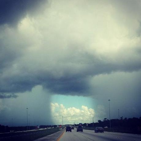 storm clouds over FL, July 2014