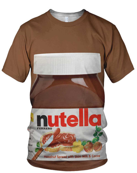 nutella print tshirt