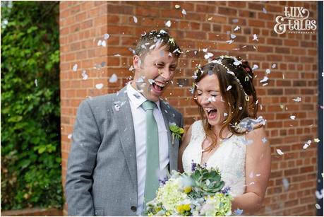 Confetti Avoncroft Mueseum Wedding Photography