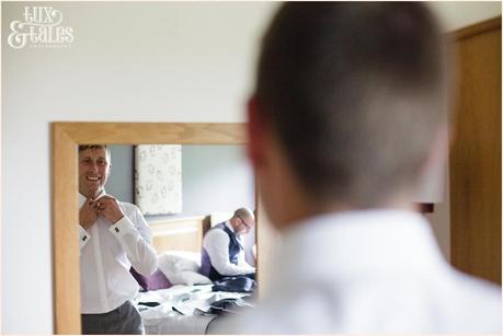 Groom preparation wedding photography