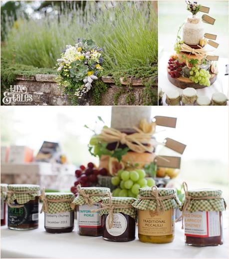 Succulent themed wedding bohemian details at Woodlands B&B 