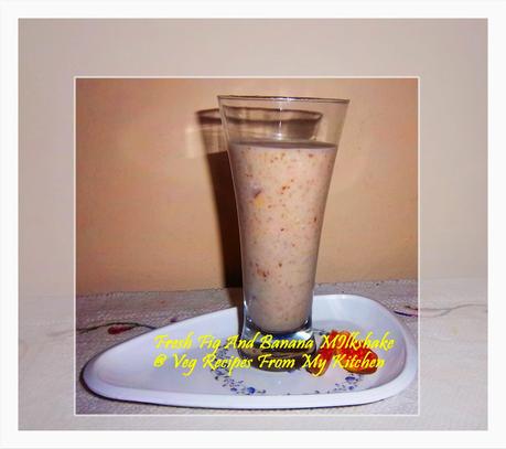 Fresh, Fig, and Banana, Milkshake