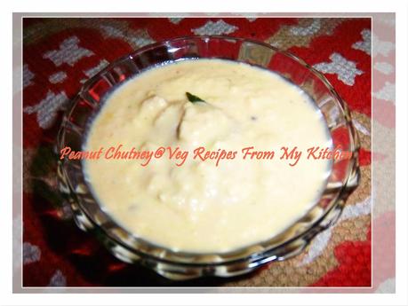 Peanut Chutney/Relish