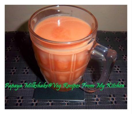 Papaya Milkshake