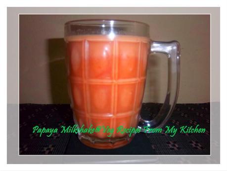 Papaya Milkshake