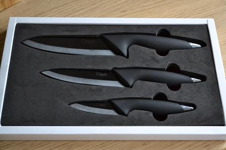 Ozeri Elite Chef Black ceramic knife set