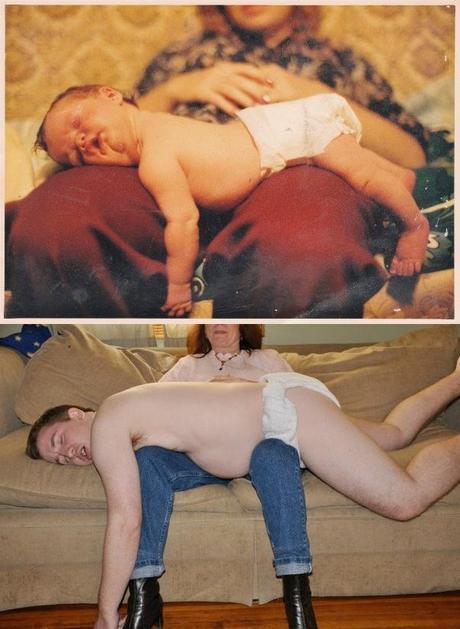 25 Hilarious Then And Now Photos 