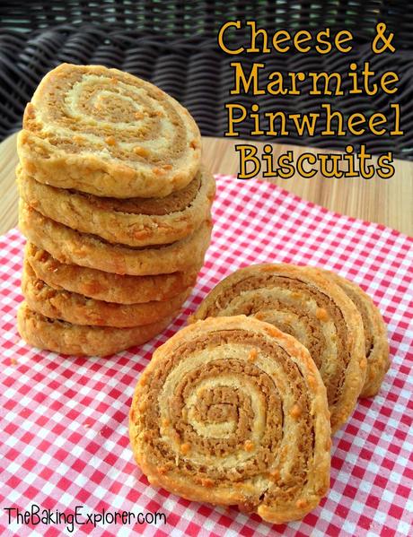 Cheese & Marmite Pinwheel Biscuits: GBBO Week #2