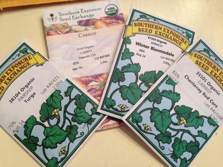 Dear Friend and Gardener: August 15, 2014 seed packet delivery