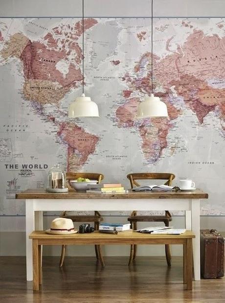 Decorate With World Maps