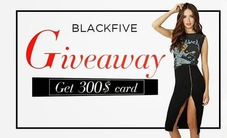 Get $300 Card to Shop Anything on BLACKFIVE!