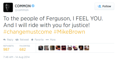 Celebrities React to the Ferguson Protests