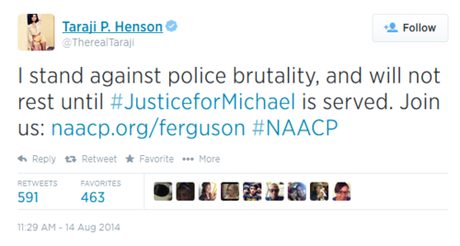 Celebrities React to the Ferguson Protests