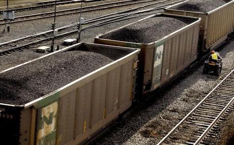 Coal cars are not required to be covered and some area residents worry about harmful health effects from dust that blows off the loads.