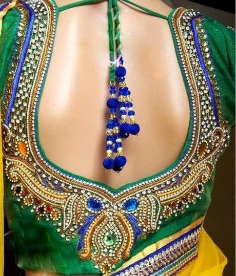 8 Styles of Women Saree Blouses