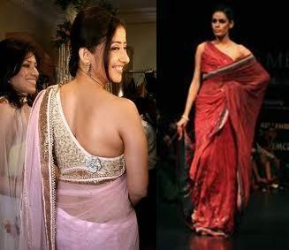 8 Styles of Women Saree Blouses