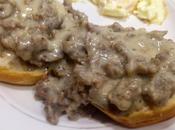 Easy, Lightened Biscuits Gravy