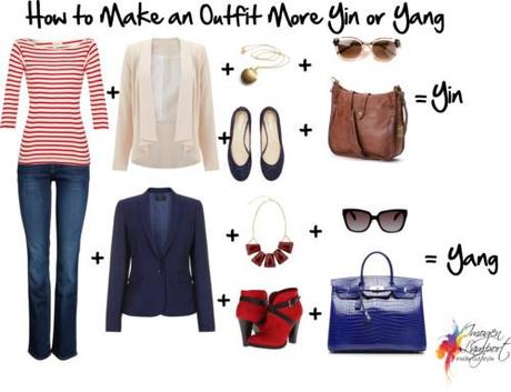 How to Make a casual outfit more yin or yang