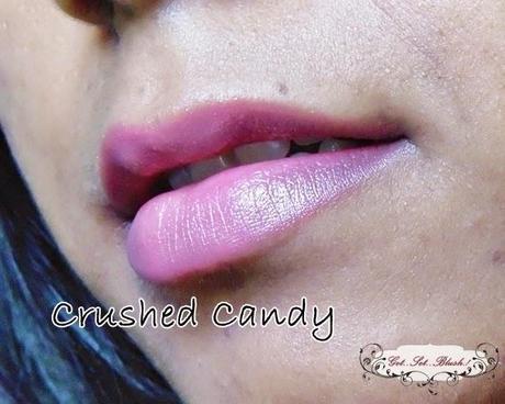 Maybelline Colorshow Lipsticks in Fuchsia Flare and Crushed Candy-Review,Swatches,LOTD