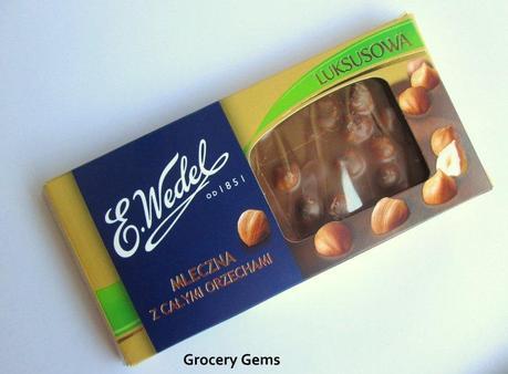 Chocolate Reviews: E.Wedel Whole Hazelnuts & Fin Carré Dark Chocolate Ginger