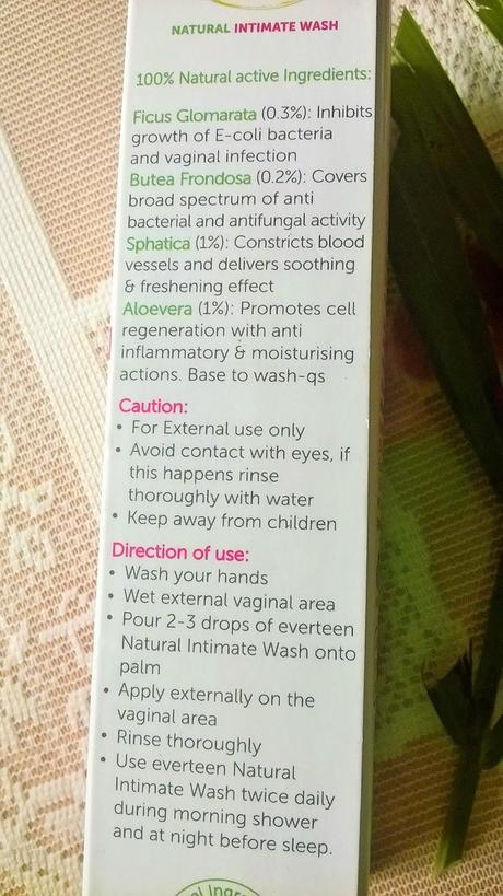 Everteen Natural Intimate Wash Review