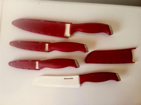 KitchenAid ceramic knives set