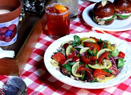 Ottolenghi Tomato Salad and More for a Girls Nite In Girls-nite-in-2