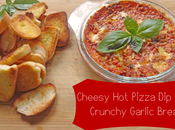Cheesy Pizza with Crunchy Garlic Bread